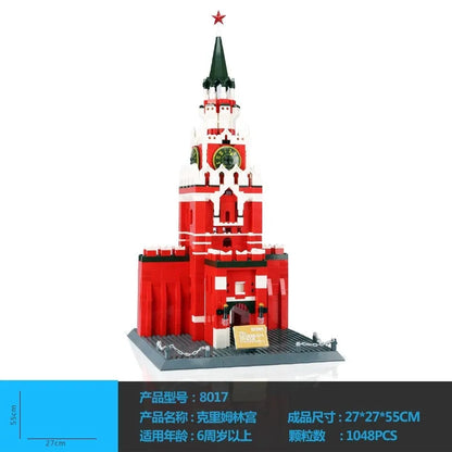 Wange MOC Building Block Set: The Russia Kremlin Palace, Model 5219