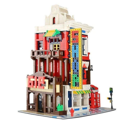 Wange MOC Building Block Set: Corner Store Shop 6311