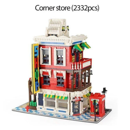 Wange MOC Building Block Set: Corner Store Shop 6311