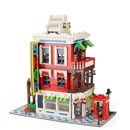 Wange MOC Building Block Set: Corner Store Shop 6311