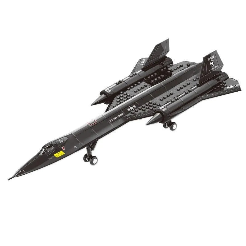 Wange MOC Building Block Set: SR-71 Blackbird Aircraft 14186, Model 14186 / 4005