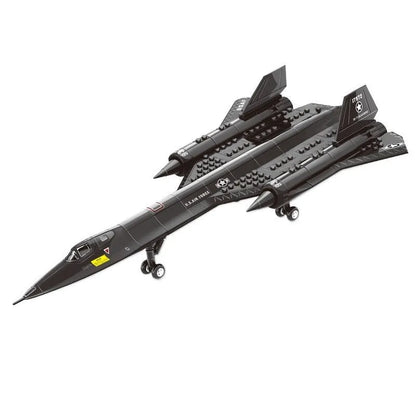 Wange MOC Building Block Set: SR-71 Blackbird Aircraft 14186, Model 14186 / 4005