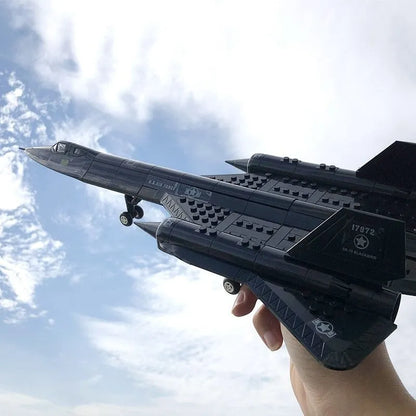 Wange MOC Building Block Set: SR-71 Blackbird Aircraft 14186, Model 14186 / 4005