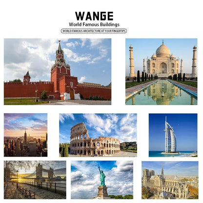 Wange MOC Building Block Set: 4221 Architecture Canadian Parliament