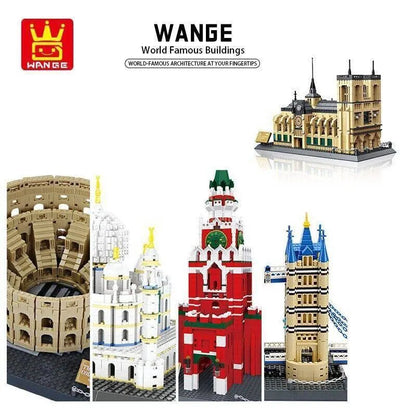 Wange MOC Building Block Set: 5216 Architecture London Famous Tower