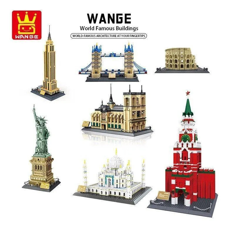 Wange MOC Building Block Set: 5216 Architecture London Famous Tower