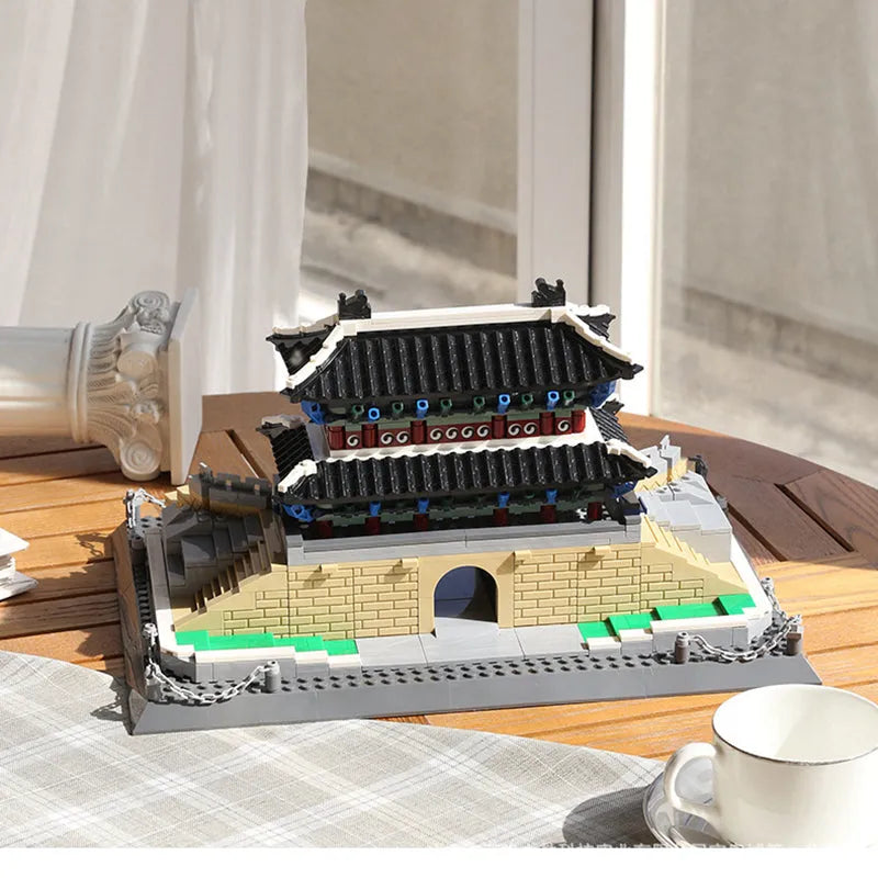 Wange MOC Building Block Set: 5240 City Architecture Chongli Gate View