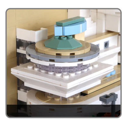 Wange MOC Building Block Set: 5242 Architecture Guggenheim Museum