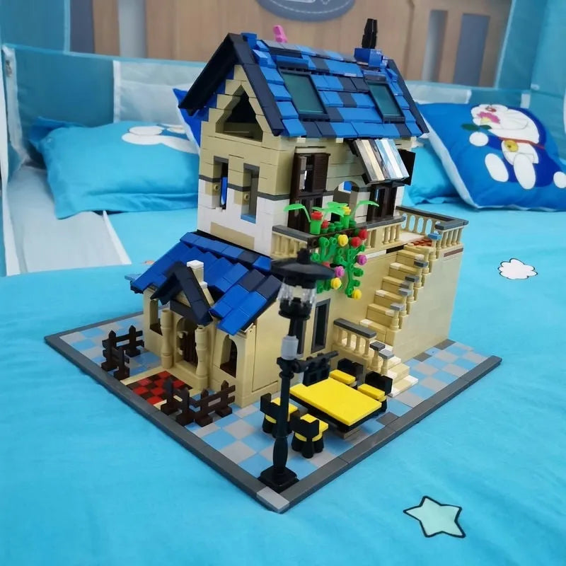 Wange MOC Building Block Set: 5311 Architecture French Country Lodge