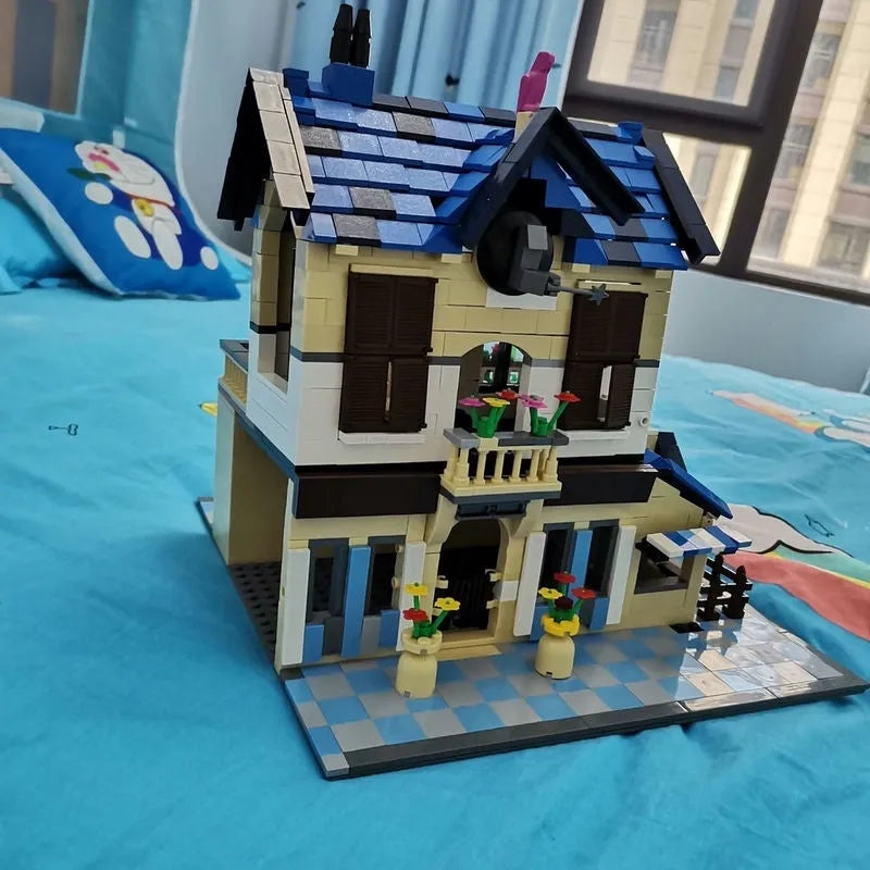 Wange MOC Building Block Set: 5311 Architecture French Country Lodge
