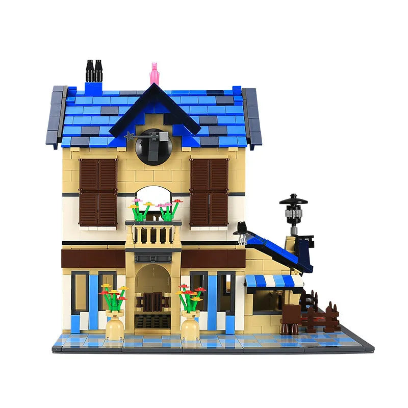 Wange MOC Building Block Set: 5311 Architecture French Country Lodge