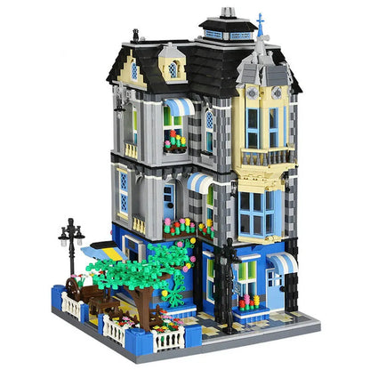 Wange MOC Building Block Set: 6310 Architecture The Garden Coffee House