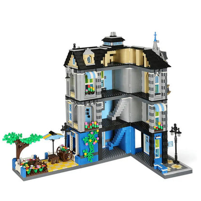 Wange MOC Building Block Set: 6310 Architecture The Garden Coffee House
