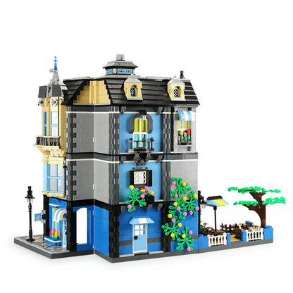 Wange MOC Building Block Set: 6310 Architecture The Garden Coffee House