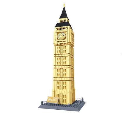 Wange MOC Building Block Set: 8014 Architecture London City Big Ben