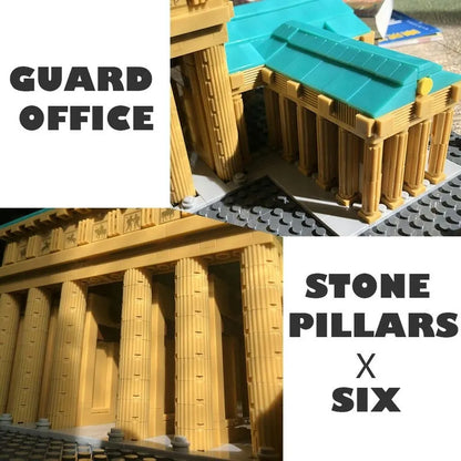 Wange MOC Building Block Set: Berlin Brandenburg Gate, Model 6211