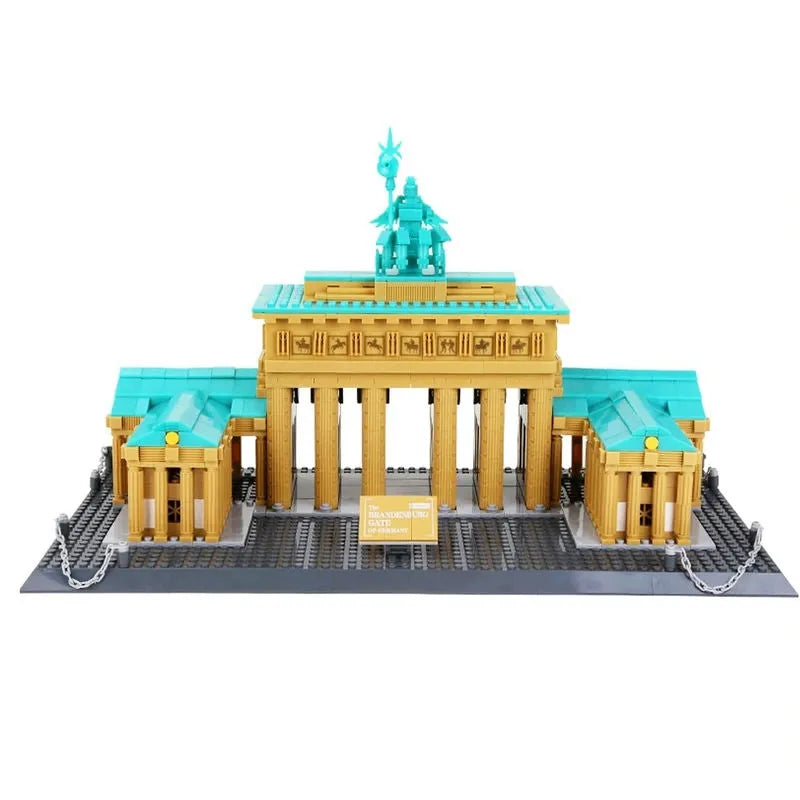 Wange MOC Building Block Set: Berlin Brandenburg Gate, Model 6211