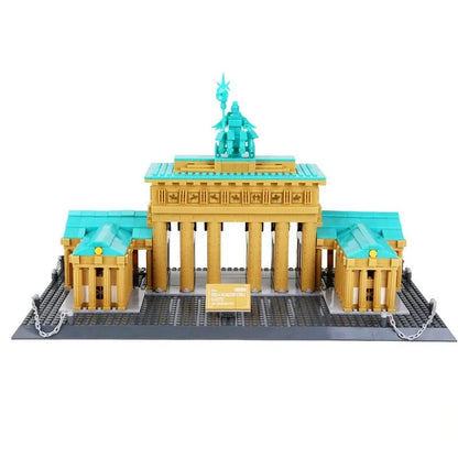 Wange MOC Building Block Set: Berlin Brandenburg Gate, Model 6211