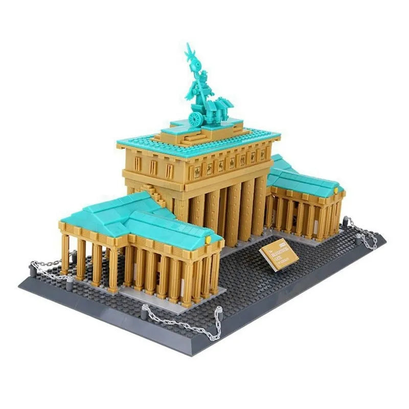 Wange MOC Building Block Set: Berlin Brandenburg Gate, Model 6211