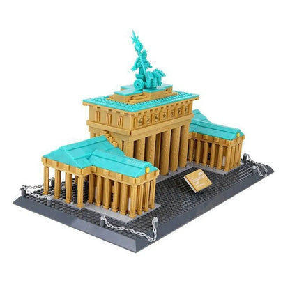 Wange MOC Building Block Set: Berlin Brandenburg Gate, Model 6211