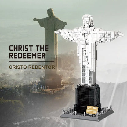 Wange MOC Building Block Set: Brazil Christ Redeemer, Model 5231