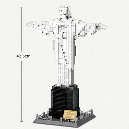 Wange MOC Building Block Set: Brazil Christ Redeemer, Model 5231