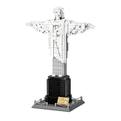 Wange MOC Building Block Set: Brazil Christ Redeemer, Model 5231
