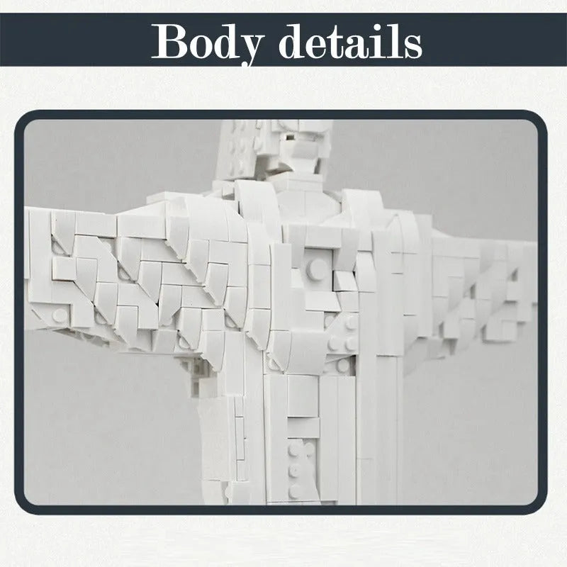 Wange MOC Building Block Set: Brazil Christ Redeemer, Model 5231