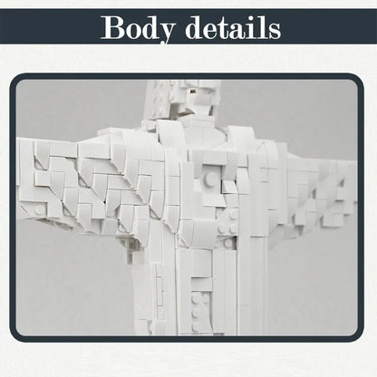 Wange MOC Building Block Set: Brazil Christ Redeemer, Model 5231