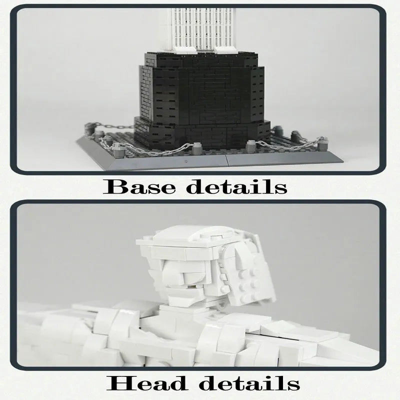 Wange MOC Building Block Set: Brazil Christ Redeemer, Model 5231