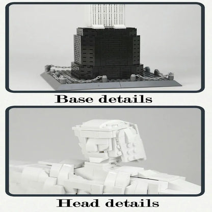 Wange MOC Building Block Set: Brazil Christ Redeemer, Model 5231