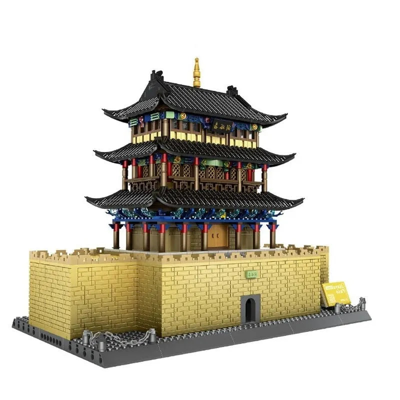 Wange MOC Building Block Set: Chinese Style Building, Model 6222