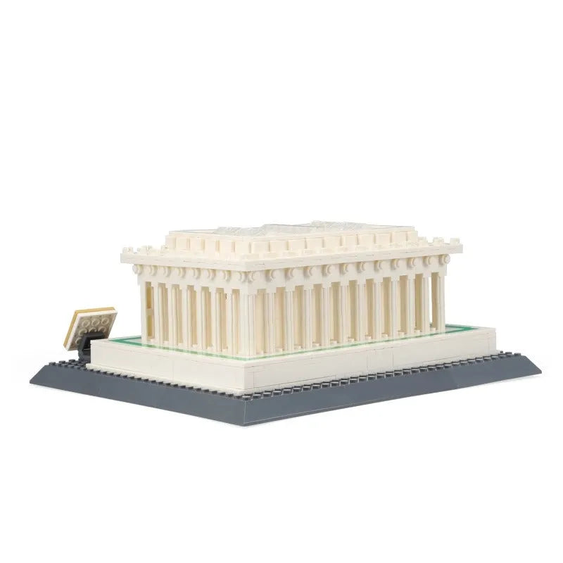 Wange MOC Building Block Set: Lincoln Memorial 4216