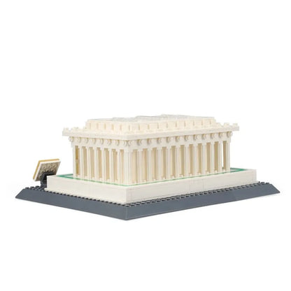 Wange MOC Building Block Set: Lincoln Memorial 4216