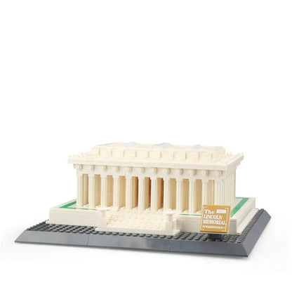 Wange MOC Building Block Set: Lincoln Memorial 4216