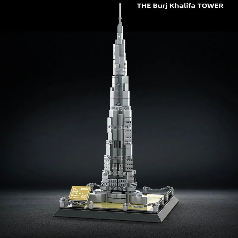Wange MOC Building Block Set: Dubai Burj Khalifa 4222