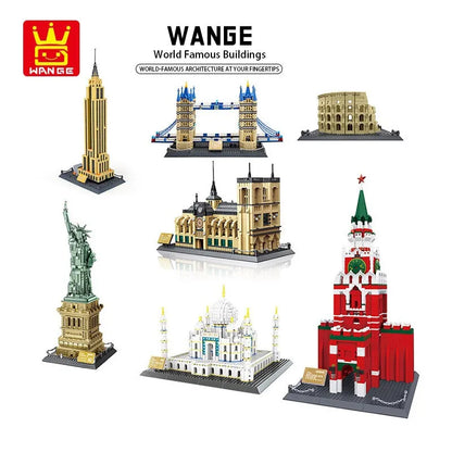 Wange MOC Building Block Set: Dubai Burj Khalifa 4222