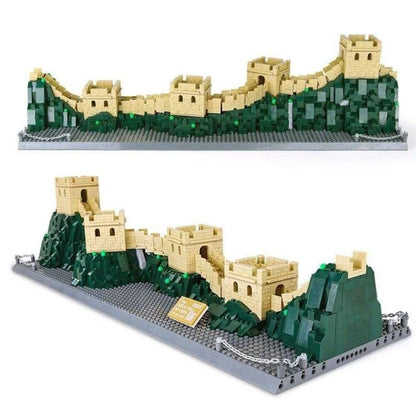 Wange MOC Building Block Set: Great China Wall, Model 6216