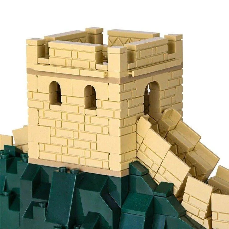 Wange MOC Building Block Set: Great China Wall, Model 6216