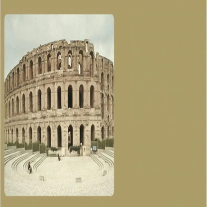 Wange MOC Building Block Set: Italy Rome Colosseum, Model 5225