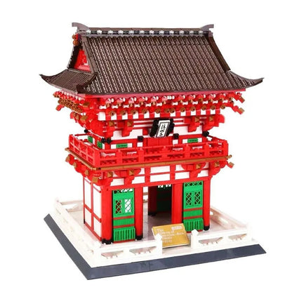 Wange MOC Building Block Set: Japanese City Temple, Model 6212