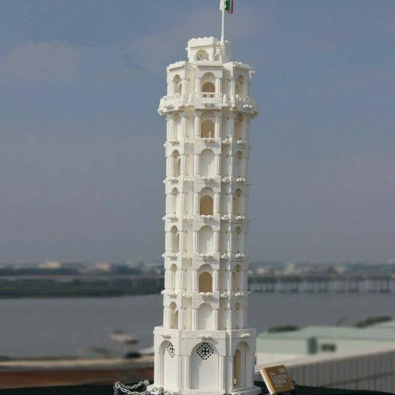 Wange MOC Building Block Set: Leaning Tower Of Pisa, Model 8012 / 5214