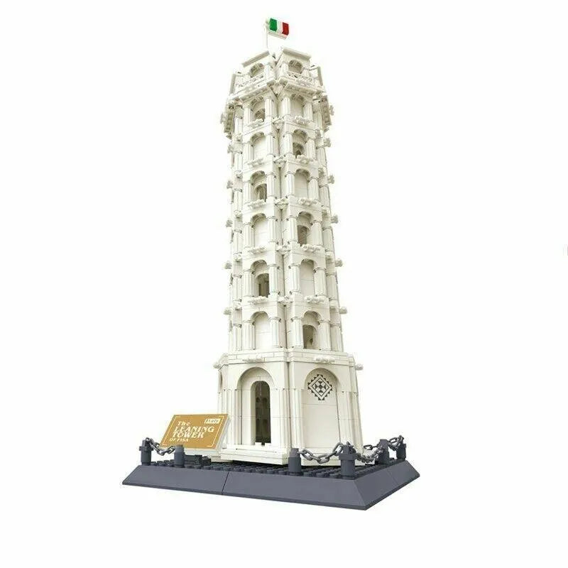 Wange MOC Building Block Set: Leaning Tower Of Pisa, Model 8012 / 5214
