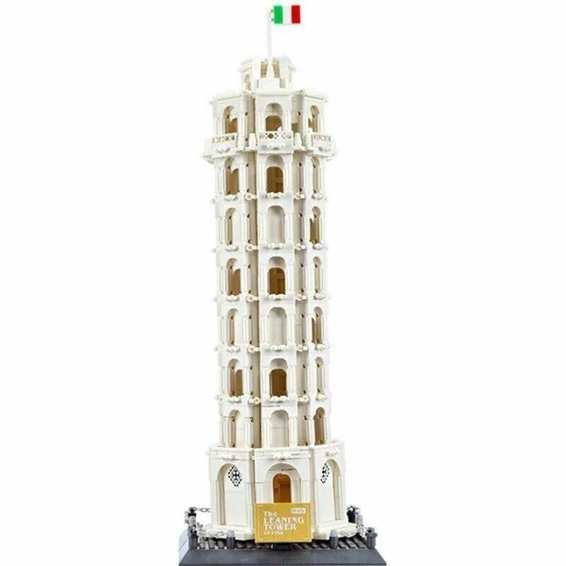 Wange MOC Building Block Set: Leaning Tower Of Pisa, Model 8012 / 5214