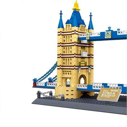 Wange MOC Building Block Set: London Tower Bridge, Model 5215