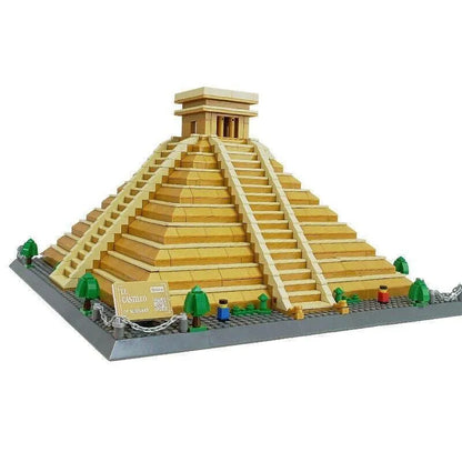 Wange MOC Building Block Set: Mexico El Castillo, Model 6225