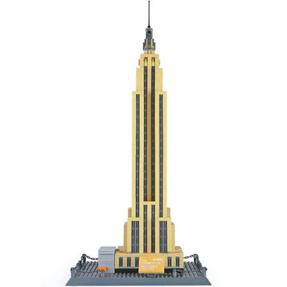 Wange MOC Building Block Set: New York Empire State Building, Model 5212