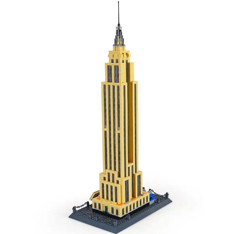 Wange MOC Building Block Set: New York Empire State Building, Model 5212