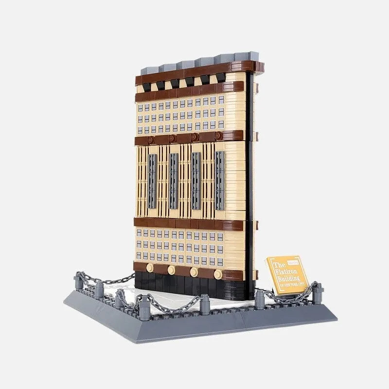 Wange MOC Building Block Set: New York Flatiron 4220