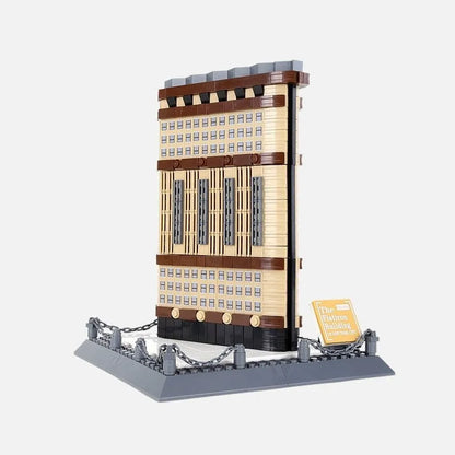 Wange MOC Building Block Set: New York Flatiron 4220